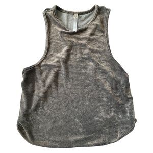 Free People velvet racerback tank
